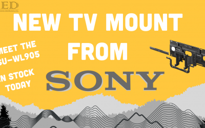 Sony Ultra-Slim Wall Mount! All New!